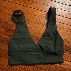 Like new Lululemom Align bra, A/B cup, legacy green size 4